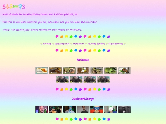 goodies/stamps screenshot