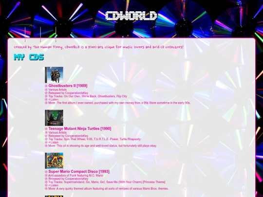 pixelcliques/cdworld screenshot