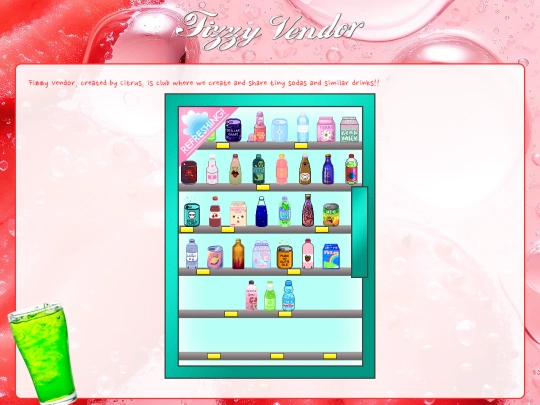 pixelcliques/fizzyvendor screenshot