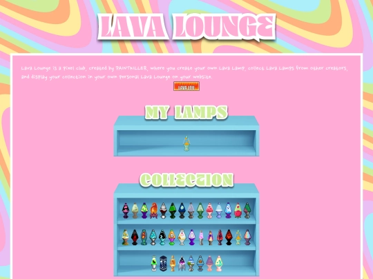 pixelcliques/lavalounge screenshot