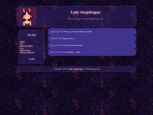 pages/blog screenshot