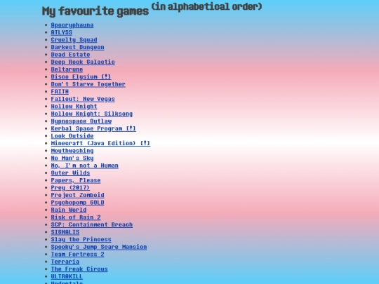 favgames screenshot