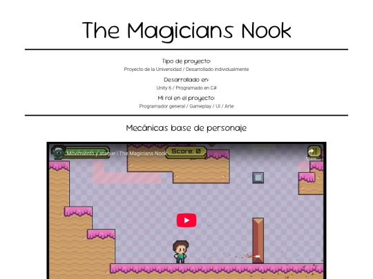 TheMagiciansNook screenshot