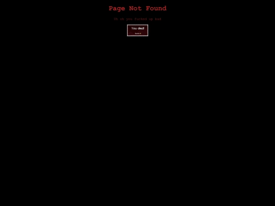 not_found screenshot