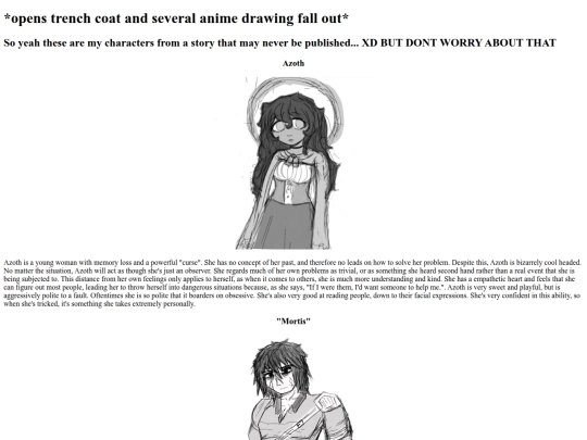characterbios screenshot