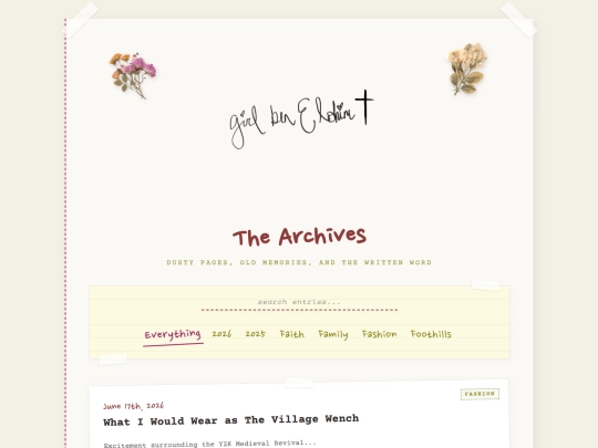 archive screenshot