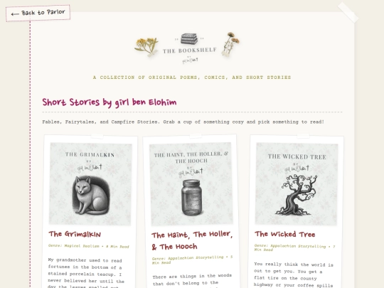 bookshelf screenshot