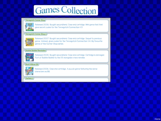 games_collection screenshot