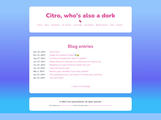 archive screenshot