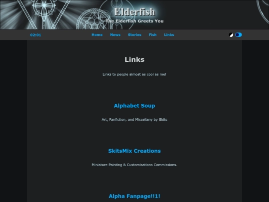 links screenshot