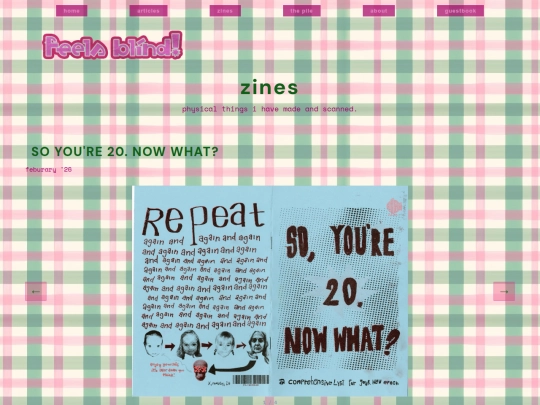 zines screenshot