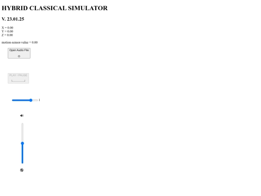 hybridclassicalsimulator screenshot