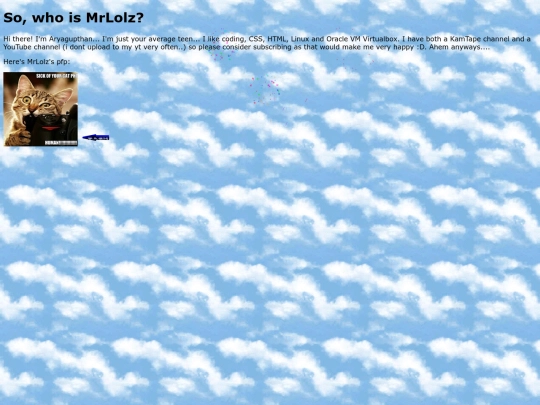 about-me screenshot