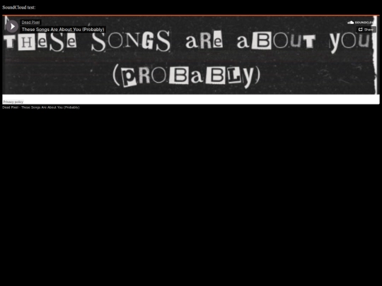 myspace/testmusic screenshot