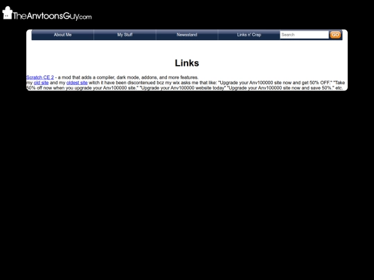 links screenshot