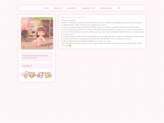 blog screenshot