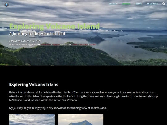 journal/exploring-taal screenshot
