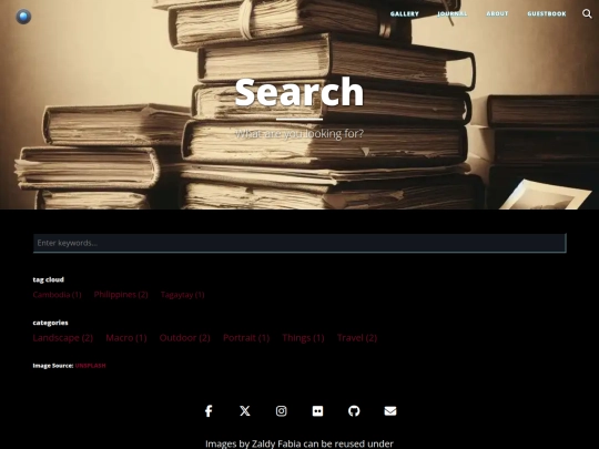 search screenshot
