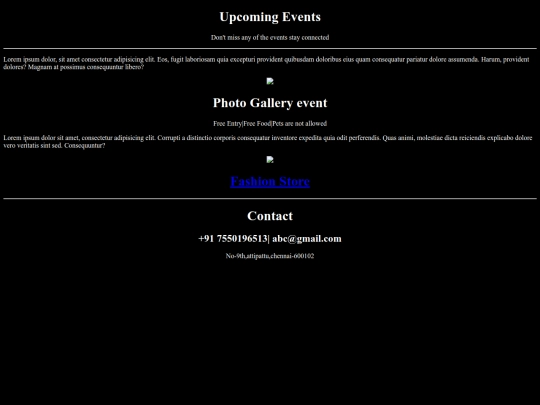 event screenshot