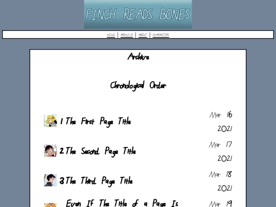 archive screenshot