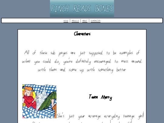 characters screenshot