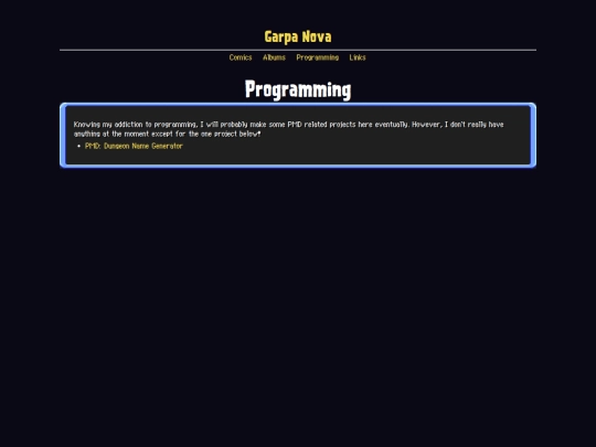 programming screenshot