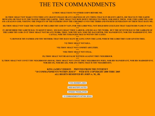 10commandments/tencomjr screenshot