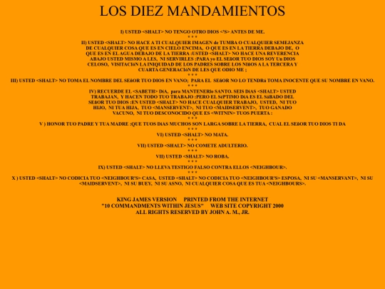 10commandments/tencommsp screenshot