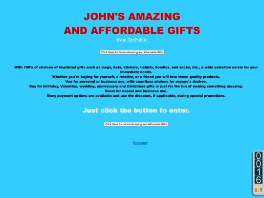 TeePublic screenshot