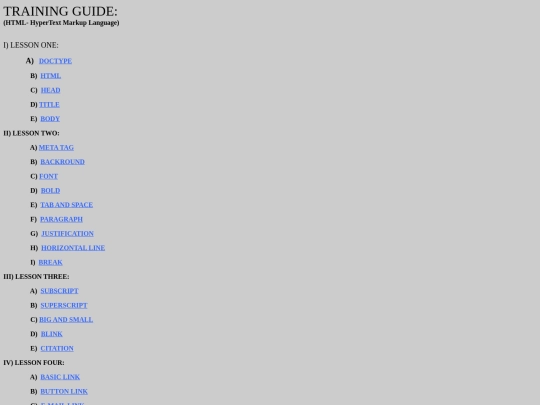 htmlcodes/guide screenshot