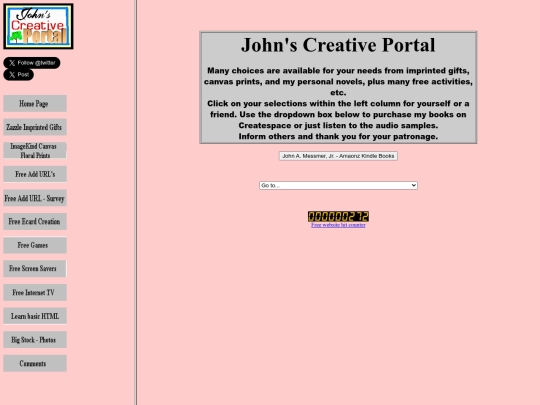 johnscreativeportal screenshot
