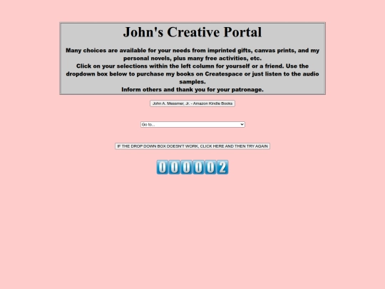 johnscreativeportal/title screenshot