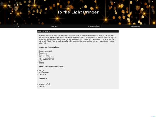 associations screenshot