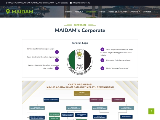 corporate screenshot