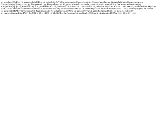 _VTI_CNF/chronicles screenshot