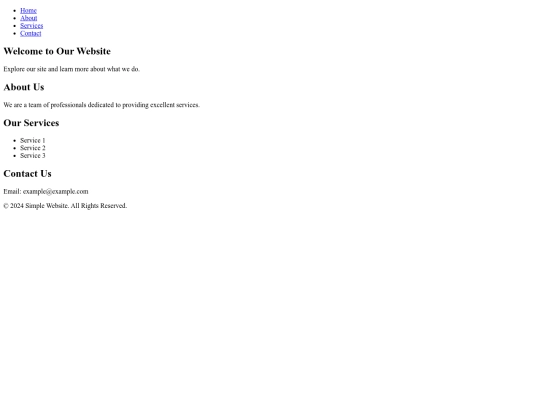 website screenshot