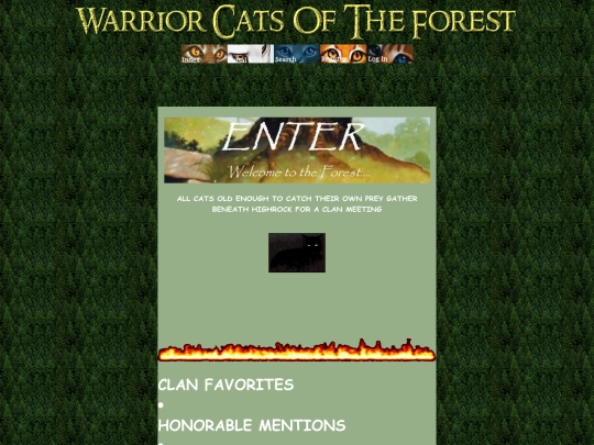 shrine/warriorcats screenshot