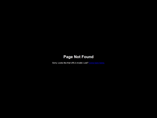 not_found screenshot