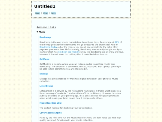 docs/links screenshot