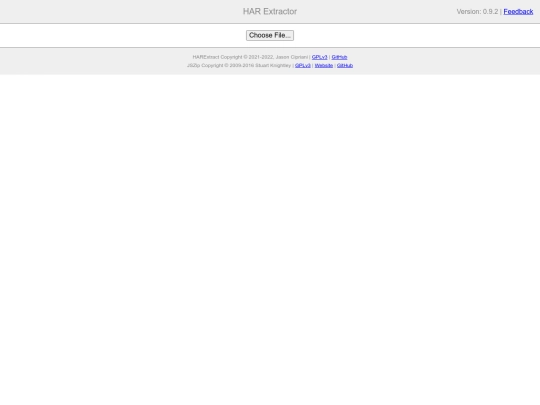 harextract screenshot