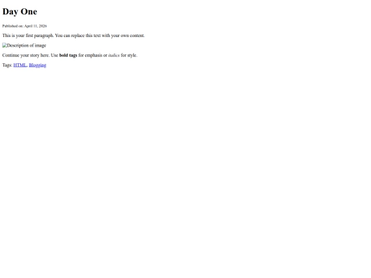 blog screenshot