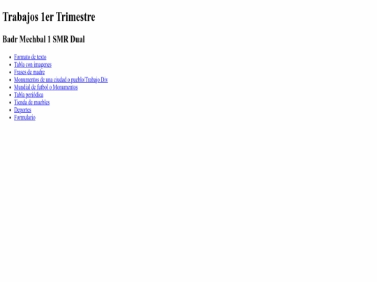 index screenshot