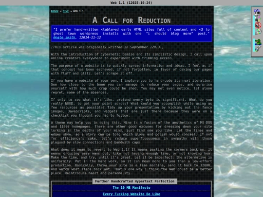 dive/web11 screenshot