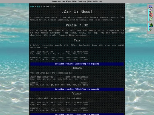 dive/zipit screenshot