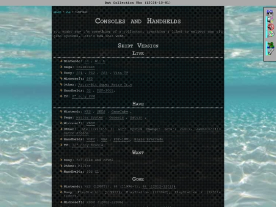 pcs/console screenshot