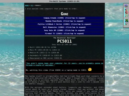 pcs/prebuilt screenshot