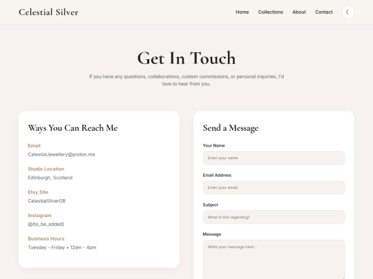 contact screenshot