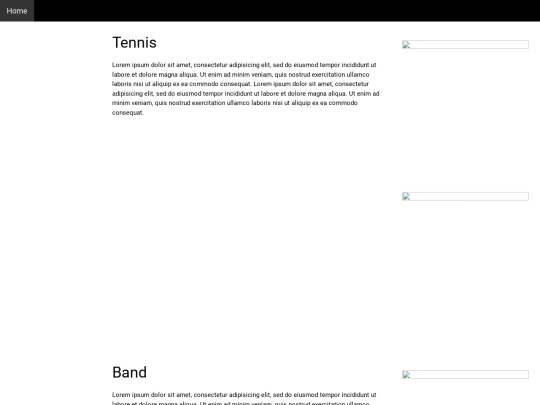 Activities screenshot