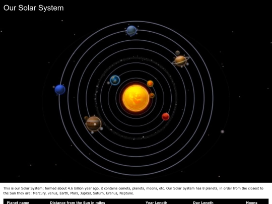SolarSystem screenshot