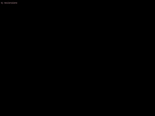 boilerplate screenshot
